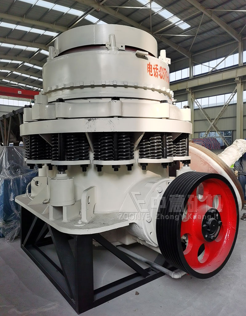 彈簧圓錐破碎機車間實拍